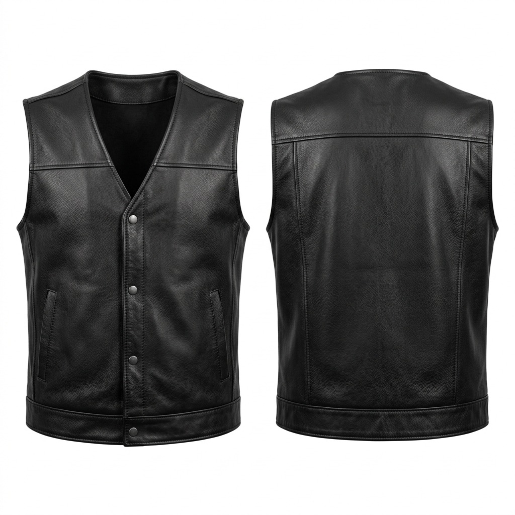 Core-Shield Leather Vest