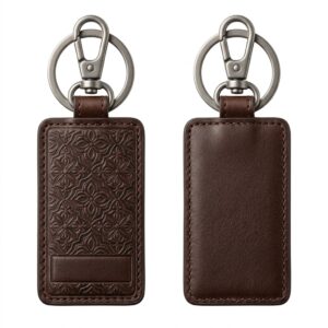 Signature Leather Keychain